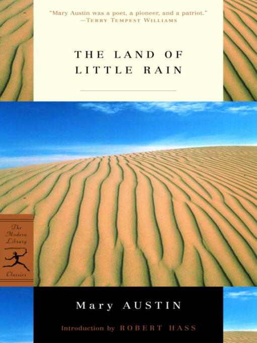 Title details for The Land of Little Rain by Mary Austin - Wait list